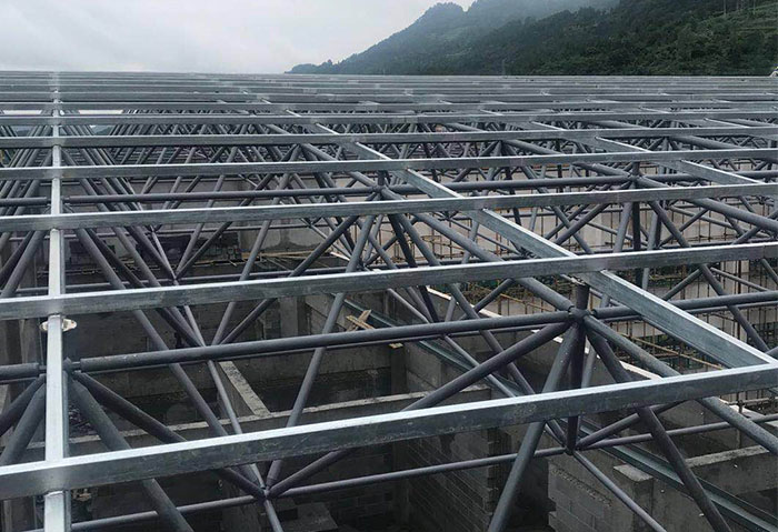 安国学校艺体楼网架
